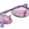 Top View of Elton John DREAMER 2 Womens Sunglasses in Gold Fuchsia/Rose Pink Anti-Glare 54mm