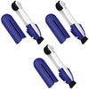 Calabria Swipes Mini Eyeglasses Sunglasses Lens Cleaner Tool Accessories Glasses in 3 PACK Blue
