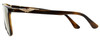 Side View of Police SPL872 Unisex Sunglasses Tortoise Havana Brown Silver/Amber Gradient 56mm