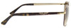 Side View of Police SPL890 Unisex Sunglasses Gold Copper Tortoise Havana/Brown Gradient 55 mm