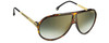 Side View of Carrera ENDURANCE65-N-086-HAV Aviator Sunglass Tortoise/G15 Green Gradient 63 mm