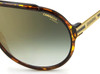 Close Up View of Carrera ENDURANCE65-N-086-HAV Aviator Sunglass Tortoise/G15 Green Gradient 63 mm
