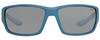 Front View of Bolle KAYMAN Unisex Designer Sunglasses in Matte Storm Blue/Polarized Grey 60 mm