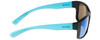 Side View of Bolle HOLMAN Unisex Sunglasses Black Sapphire Crystal/Polarized Blue Mirror 58mm