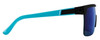 Side View of SPY Optic FLYNN Unisex Semi-Rimless Sunglass Black Sky Crystal/Blue Mirror 134mm