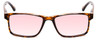 Front View of Medspex L2007 C2 Tortoise FL-41 Pink Anti-Migraine Reduce Light Sensitive Glasses
