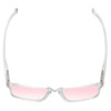 Top View of Medspex L2007 C3 Crystal FL-41 Pink Anti-Migraine Reduce Light Sensitive Glasses
