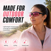 Medspex Sport 202BF FL41 Pink BIFOCAL Migraine Reduction Safety Glasses in Black