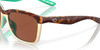 Top View of Costa Del Mar Anaa Women Sunglass Brown Tortoise Blue/Polarized Copper 580P 55mm