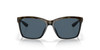 Front View of Costa Del Mar Anaa Womens Sunglass Green Tortoise Black/Polarized Gray 580P 55mm