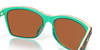 Profile View of Costa Del Mar Anaa Women Sunglass Tortoise Blue/Polarized Green Mirror 580P 55mm Alternate 1