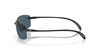 Side View of Costa Del Mar Ballast Unisex Rimless Sunglass in Black/Polarized Gray 580P 60 mm