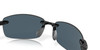 Profile View of Costa Del Mar Ballast Unisex Rimless Sunglass in Black/Polarized Gray 580P 60 mm Alternate 1