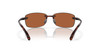 Front View of Costa Del Mar Ballast Rimless Sunglass Tortoise/Polarized Green Mirror 580P 60mm Alternate 1