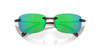 Close Up View of Costa Del Mar Ballast Rimless Sunglass Tortoise/Polarized Green Mirror 580P 60mm