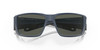 Close Up View of Costa Del Mar BlackFin Pro Unisex Sunglasses Blue Black/Polarized Gray 580G 60mm