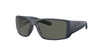 Close Up View of Costa Del Mar BlackFin Pro Unisex Sunglasses Blue Black/Polarized Gray 580G 60mm Alternate 1