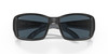 Close Up View of Costa Del Mar Blackfin Unisex Designer Sunglasses Black/Polarized Gray 580P 62mm