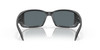 Front View of Costa Del Mar Blackfin Unisex Sunglass in Black/Polarized Blue Mirror 580P 62 mm Alternate 1