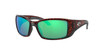 Close Up View of Costa Del Mar Blackfin Unisex Sunglass Tortoise/Polarized Green Mirror 580G 62mm Alternate 1