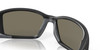 Profile View of Costa Del Mar Blackfin Unisex Sunglass in Black/Polarized Blue Mirror 580G 62 mm Alternate 1