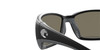 Front View of Costa Del Mar Blackfin Unisex Sunglass in Black/Polarized Blue Mirror 580G 62 mm Alternate 1