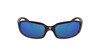 Side View of Costa Del Mar Brine Unisex Sunglass in Tortoise/Polarized Blue Mirror 580P 59 mm Alternate 1