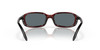Front View of Costa Del Mar Brine Unisex Sunglass in Tortoise/Polarized Blue Mirror 580P 59 mm Alternate 1