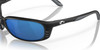 Top View of Costa Del Mar Brine Unisex Sunglasses Black Gray/Polarized Blue Mirror 580P 59mm