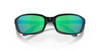 Close Up View of Costa Del Mar Brine Unisex Sunglass Black Gray/Polarized Green Mirror 580G 59 mm