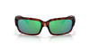Front View of Costa Del Mar Caballito Sunglass Tortoise/Polarized Green Mirror 580G GLASS 59mm