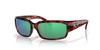 Profile View of Costa Del Mar Caballito Sunglass Tortoise/Polarized Green Mirror 580G GLASS 59mm
