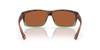 Front View of Costa Del Mar Cut Sunglasses in Tortoise Havana/Polarized Green Mirror 580P 60mm Alternate 1