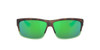 Side View of Costa Del Mar Cut Sunglasses in Tortoise Havana/Polarized Green Mirror 580P 60mm Alternate 1