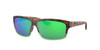 Close Up View of Costa Del Mar Cut Sunglasses in Tortoise Havana/Polarized Green Mirror 580P 60mm Alternate 1