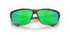Close Up View of Costa Del Mar Cut Sunglasses in Tortoise Havana/Polarized Green Mirror 580P 60mm