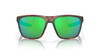 Front View of Costa Del Mar Ferg Unisex Sunglass in Tortoise/Polarized Green Mirror 580P 59 mm