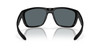 Front View of Costa Del Mar Ferg Unisex Panto Sunglasses Black/Polarized Blue Mirror 580P 59mm Alternate 1