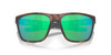 Close Up View of Costa Del Mar Ferg Unisex Sunglass in Tortoise/Polarized Green Mirror 580G 59 mm