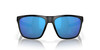 Front View of Costa Del Mar Ferg Unisex Sunglasses Black/Polarized Blue Mirror 580G GLASS 59mm