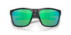 Close Up View of Costa Del Mar Ferg Unisex Sunglass Black/Polarized Green Mirror 580G GLASS 59 mm