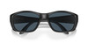 Close Up View of Costa Del Mar Fisch Unisex Sunglasses in Black Blackout/Polarized Gray 580P 64mm