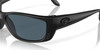 Top View of Costa Del Mar Fisch Unisex Sunglasses in Black Blackout/Polarized Gray 580P 64mm