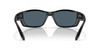 Front View of Costa Del Mar Fisch Unisex Sunglasses in Black Blackout/Polarized Gray 580P 64mm Alternate 1