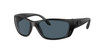 Close Up View of Costa Del Mar Fisch Unisex Sunglasses in Black Blackout/Polarized Gray 580P 64mm Alternate 1