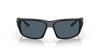 Front View of Costa Del Mar Fantail Unisex Designer Sunglasses Black/Polarized Gray 580P 59 mm