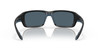 Front View of Costa Del Mar Fantail Unisex Designer Sunglasses Black/Polarized Gray 580P 59 mm Alternate 1