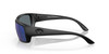 Side View of Costa Del Mar Fantail Unisex Sunglasses in Black/Polarized Blue Mirror 580P 59mm