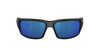 Side View of Costa Del Mar Fantail Unisex Sunglass Black Gray/Polarized Blue Mirror 580P 59mm Alternate 1