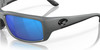 Top View of Costa Del Mar Fantail Unisex Sunglass Gray Black/Polarized Blue Mirror 580G 59mm